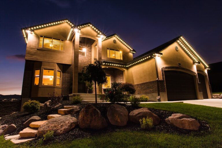 Permanent outdoor lights for Safety - GlowStone Lighting
