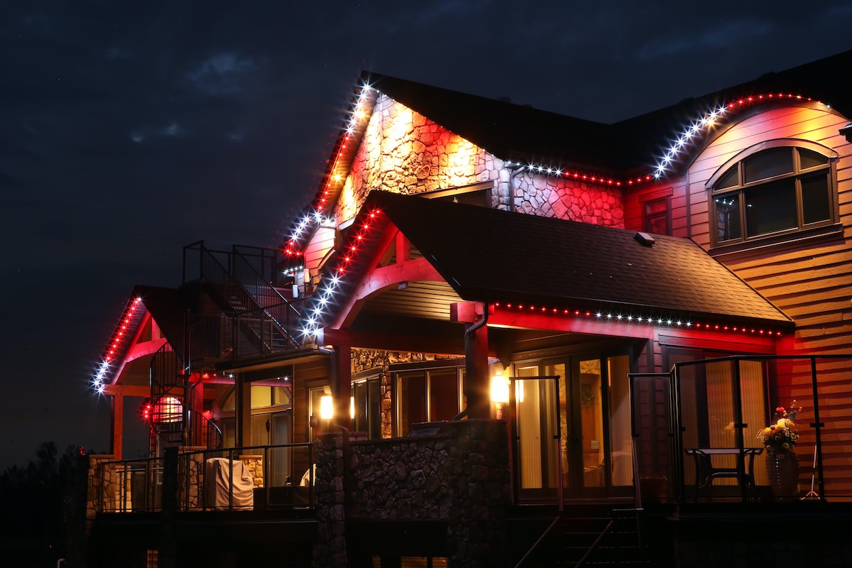 Permanent outdoor lights for Chinese New Year - GlowStone Lighting