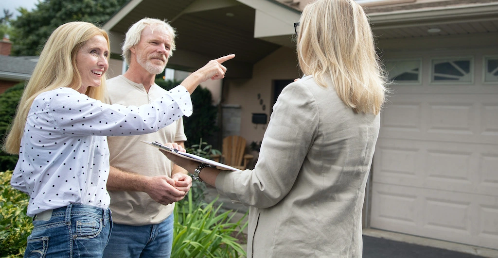 GlowStone Lighting Salesperson at sales appointment