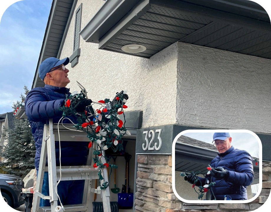 Permanent outdoor lights vs regular lights