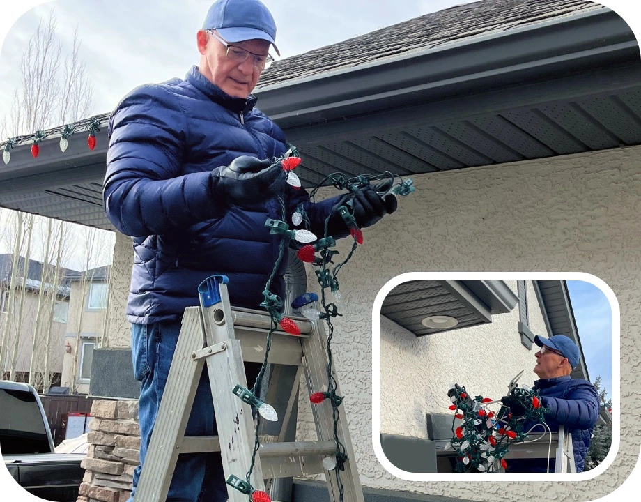 Permanent outdoor lights vs regular lights